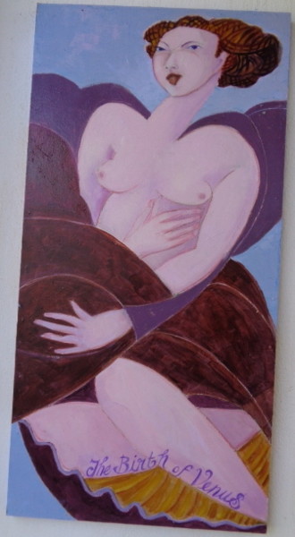 Painting titled "The Birth of Venus" by Hilary Mullany, Original Artwork