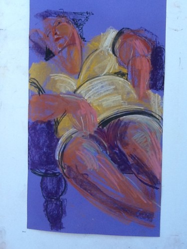 Drawing titled "Lola 6." by Hilary Mullany, Original Artwork, Pastel