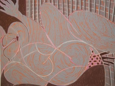 Dessin intitulée "Poster No 2." par Hilary Mullany, Œuvre d'art originale, Pastel