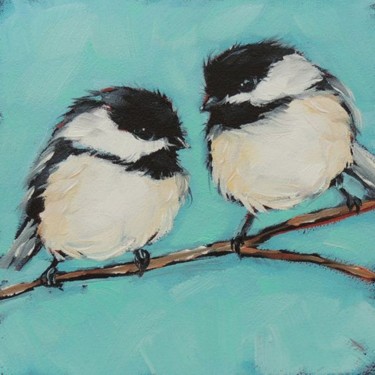 Painting titled "oiseaux" by Art World, Original Artwork