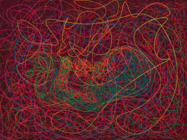 Grafika cyfrowa / sztuka generowana cyfrowo zatytułowany „"The Fetus"” autorstwa Jaxon Langley, Oryginalna praca, Malarstwo…