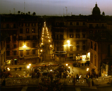 Fotografie getiteld "35 Rom, Via del Con…" door Hipplers-Eberart, Origineel Kunstwerk, Film fotografie