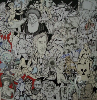 Collages intitolato "2013" da Hippo, Opera d'arte originale, Collages