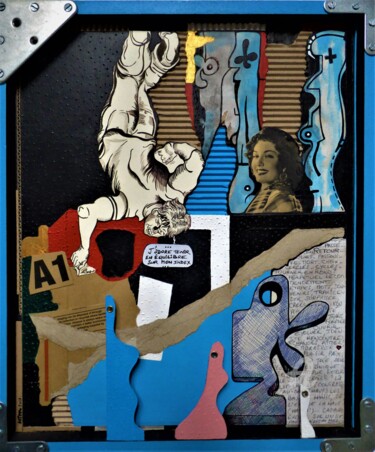 Painting titled "J'ADORE TENIR EN ÉQ…" by Hippo, Original Artwork, Acrylic