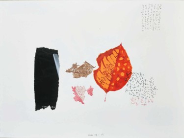 Κολάζ με τίτλο "Falling Leaves 043…" από Hiran Mitra, Αυθεντικά έργα τέχνης