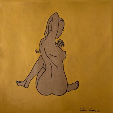 Dibujo titulada "Grace" por Hiranya R, Obra de arte original, Gouache