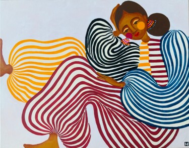 Malerei mit dem Titel "Nowhere to go" von Hiranya R, Original-Kunstwerk, Acryl Auf Keilrahmen aus Holz montiert