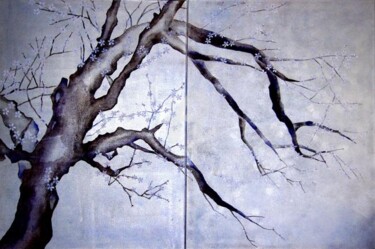 Painting titled "time to bloom II" by Hiromi Ozaki, Original Artwork
