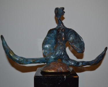 Sculpture intitulée "Bronze "hommage à D…" par Sébastien Richardet, Œuvre d'art originale, Bronze