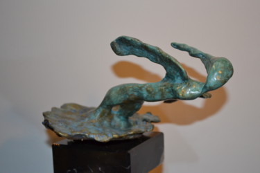 Sculpture intitulée "Bronze "la sortie d…" par Sébastien Richardet, Œuvre d'art originale, Bronze