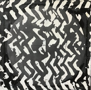 Картина под названием "Terre en mouvement" - Hiroyuki Moriyama, Подлинное произведение искусства, Акрил Установлен на Деревя…