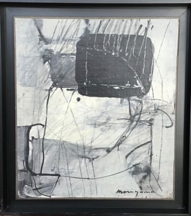 Malarstwo zatytułowany „Hommage à Klee” autorstwa Hiroyuki Moriyama, Oryginalna praca, Akryl Zamontowany na Drewniana rama n…