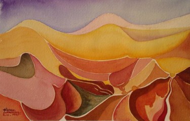 Painting titled "Dunes" by Hiya, Original Artwork