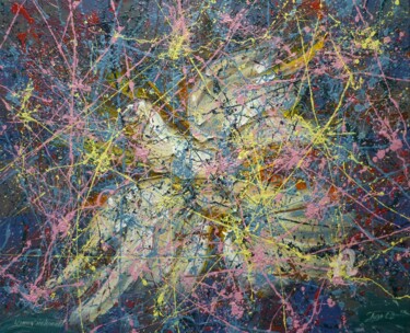 Painting titled "Prisoner of Neurons" by Sergey Guz, Original Artwork, Oil