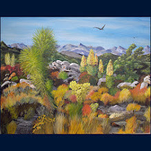 Painting titled "Joshua Tree Park" by Jose', Original Artwork, Oil