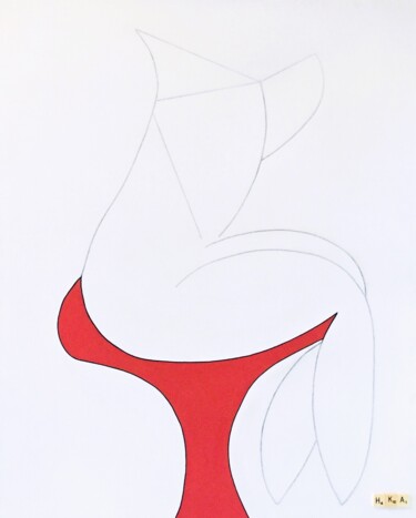 Картина под названием "That 70's Show" - Hka, Подлинное произведение искусства, Акрил Установлен на Деревянная рама для носи…