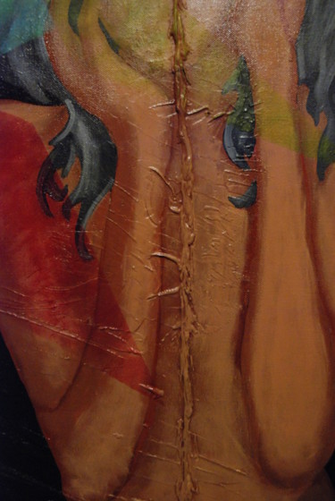 Peinture intitulée "tableau-maledicto-4…" par Hvedrung Laymore, Œuvre d'art originale