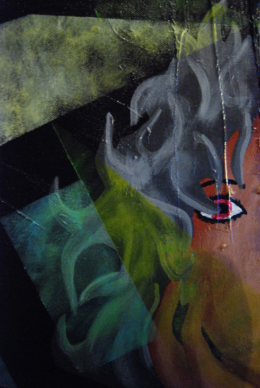 Peinture intitulée "tableau-maledicto-7…" par Hvedrung Laymore, Œuvre d'art originale