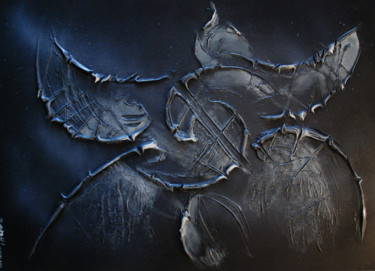 Peinture intitulée "tableau-papillon-1.…" par Hvedrung Laymore, Œuvre d'art originale