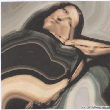 Peinture intitulée "SISTER MONA LISA ©…" par Henri Louette Homepage, Œuvre d'art originale