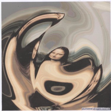 Peinture intitulée "SISTER MONA LISA ©…" par Henri Louette Homepage, Œuvre d'art originale