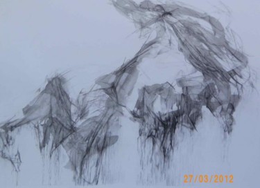 Disegno intitolato "orage" da Helena Meyer-Everdt, Opera d'arte originale, Altro