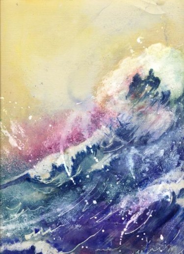 Painting titled "Siren" by Helen Kaminsky, Original Artwork