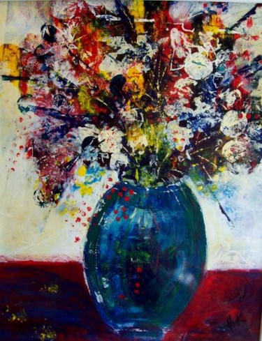 Painting titled "Blooming" by Helen Kaminsky, Original Artwork