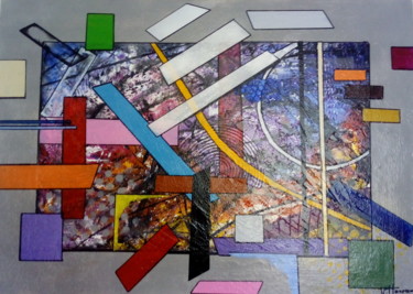 Peinture intitulée "Panel" par Véronique Hoareau, Œuvre d'art originale, Acrylique