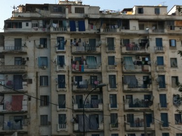 Fotografie mit dem Titel "Alger façade" von Hocine Ali Benali, Original-Kunstwerk