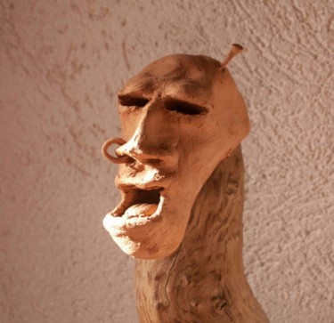 Sculpture intitulée "frankenpunk" par Hoedic, Œuvre d'art originale