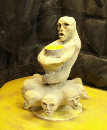 Sculpture intitulée "Tous ensemble" par Hoedic, Œuvre d'art originale