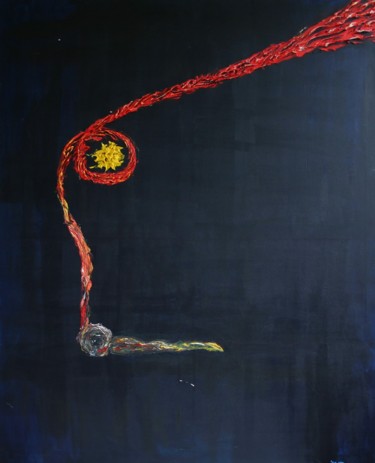 Malerei mit dem Titel "stilles-erwachen" von Heidi Hofmann, Original-Kunstwerk, Acryl