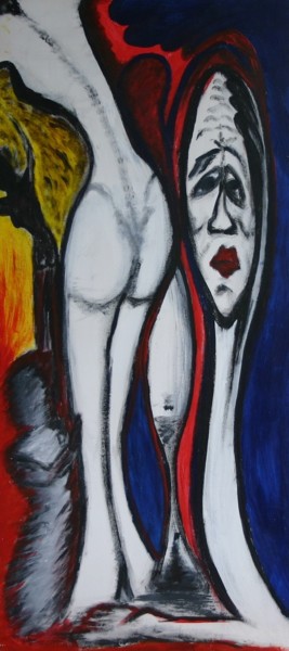 Картина под названием "fate4" - Heidi Hofmann, Подлинное произведение искусства, Акрил
