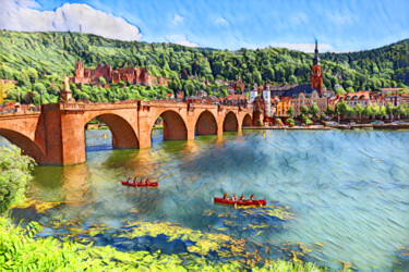 "Heidelberg" başlıklı Fotoğraf Holger Niess tarafından, Orijinal sanat, Dijital Fotoğrafçılık