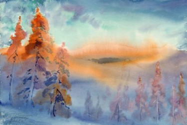 Картина под названием "Государь Мороз" - Татьяна Холина-Джемардьян, Подлинное произведение искусства, Другой