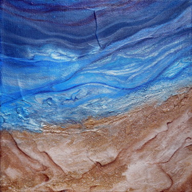 Painting titled "Deeper" by Holly Anderson, Original Artwork, Acrylic