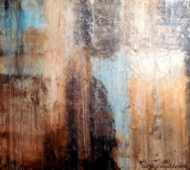 Painting titled "Large Wall Art Abst…" by Holly Anderson, Original Artwork, Acrylic