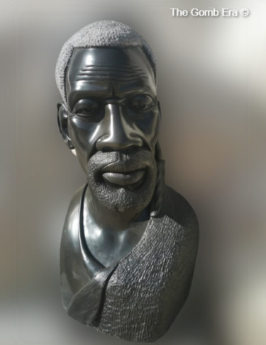 Sculpture titled "Zvimba Royal Chief" by Home Of The Sculptures, Original Artwork, Stone