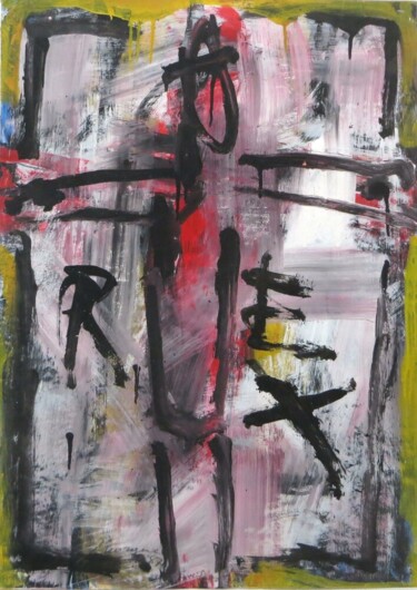 REX Painting titled "REX" by Morgese Giovanni, Original Art, Acrylic