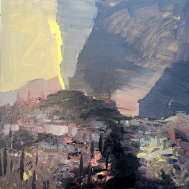 Painting titled "高原行" by 鸿斌 张, Original Artwork, Acrylic