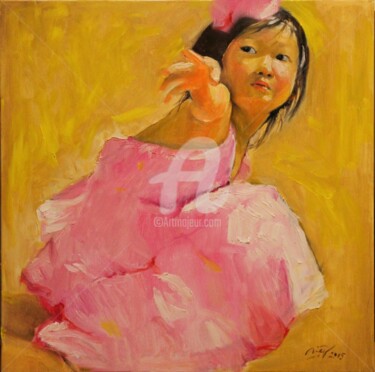 Pintura intitulada "img-4472a.jpg" por Hong Diep Loi, Obras de arte originais, Óleo