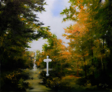 Peinture intitulée ""Bel automne" 8F  4…" par Hongie, Œuvre d'art originale, Acrylique