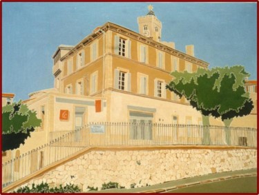 Peinture intitulée "Chateau Gombert" par Vincent Honnore, Œuvre d'art originale