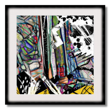 Painting titled "Fragile & Complex" by Hopkins, Original Artwork, Digital Painting Mounted on Aluminium