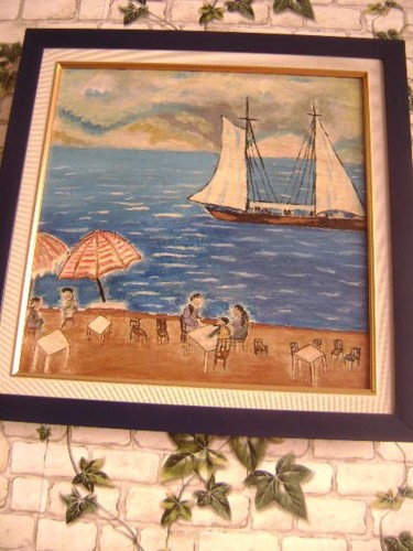 Painting titled "deniz-kenari.jpg" by Gülen Turan, Original Artwork