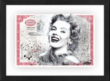 Malerei mit dem Titel "Marilyn" von Horss, Original-Kunstwerk, Acryl