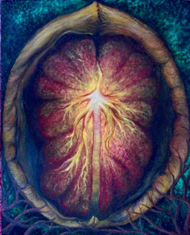 Malerei mit dem Titel "Nature’s breath" von Lina Haas, Original-Kunstwerk, Acryl
