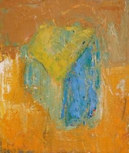 Peinture intitulée "Petit abri bleu" par Hortense Garand Vernaison, Œuvre d'art originale