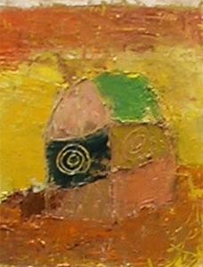 Peinture intitulée "Petit abri avec un…" par Hortense Garand Vernaison, Œuvre d'art originale